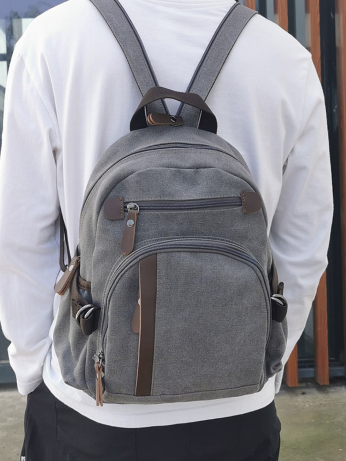 Küçük Kanvas Sırt Çantası, Gün - Canvas Backpack Casual incelemesi ve fiyatı