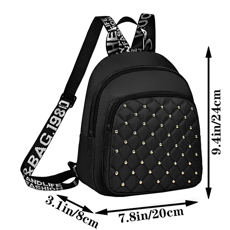 Şık ve Tarzlı Çivili Sırt Çant - Canvas Backpack Casual incelemesi ve fiyatı